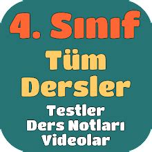 4 Sınıf Tüm Dersler Test Çöz Konu Anlatımı Video for PC Mac