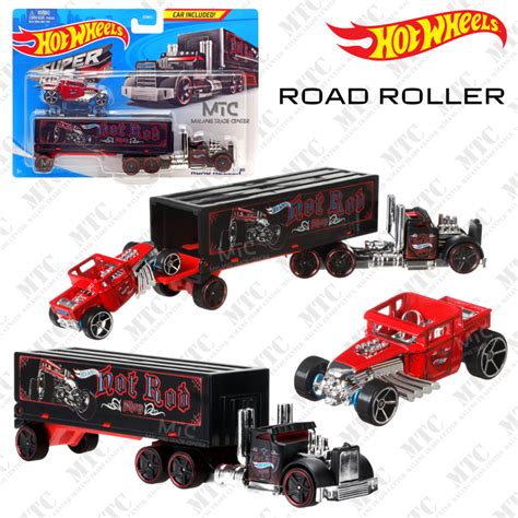 Hot Wheels Super Rigs Bone Shaker Road Roller Lazada Indonesia