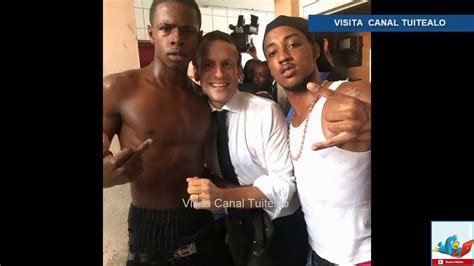 Foto de Macron con joven que hace seña obscena causa polémica y enojo