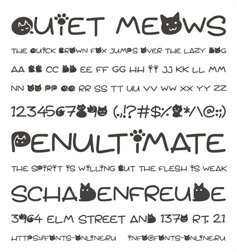 Quiet Meows Font