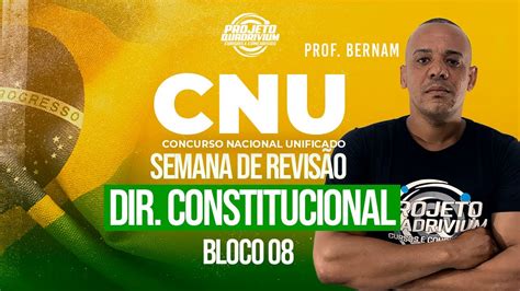 CNU Concurso Nacional Unificado Bloco 08 Reta Final Direito