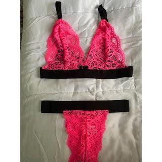 Lingerie Rosa Neon Lingerie Rosa Lingerie Renda Lingerie Sensual Lingerie Modinha Lingerie Linda
