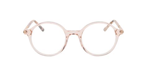Brille Rund Crystal Nude Vollrand Brillen Brille De