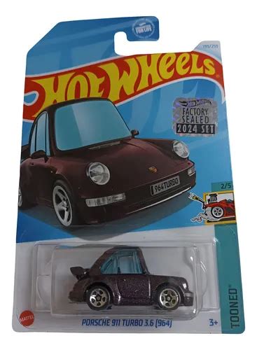 Hot Wheels Porsche 911 Turbo 3 6 964 Tooned 2024 Fs Violeta Oscuro