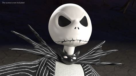 Head Of Jack Skellington Angry Model - TurboSquid 2007293