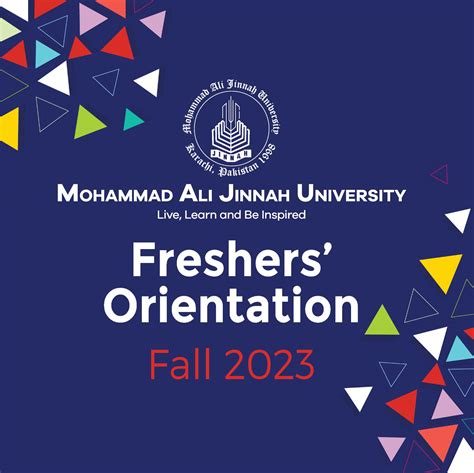 Announcement Of Orientation Fall 2023 Muhammad Ali Jinnah University