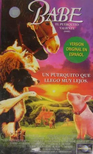 Pel Cula Vhs Babe El Puerquito Original En Idioma Espa Ol Mercadolibre