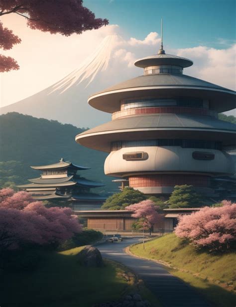 Futuristic japanese building by tajner on DeviantArt