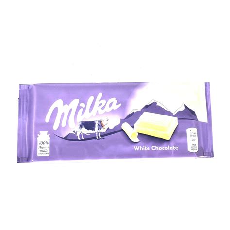 Milka White Chocolate 100g – Sooriya Lanka Groceries