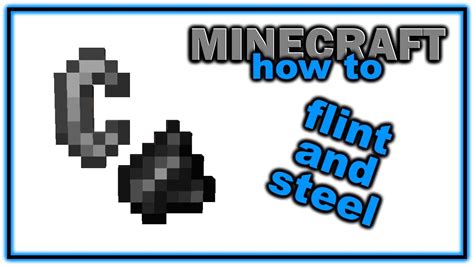 How to Craft and Use a Flint and Steel in Minecraft! | Easy Minecraft ...