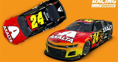 William Byron Running Jeff Gordon 2009 Firestorm Throwback At