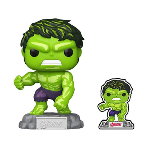 Pop Marvel Avengers Beyond Earths Mightiest Hulk W Pin Vf 1270