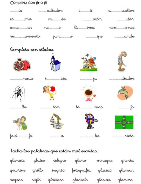 Ejercicio De Trabadas Gr Gl Silabas Trabadas Silabas Actividades The Best Porn Website