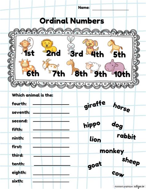 Ordinal Numbers With Answers English Esl Worksheets Pdf Off