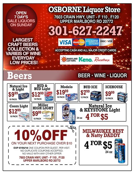 Osborne Liquor Store | Upper Marlboro MD