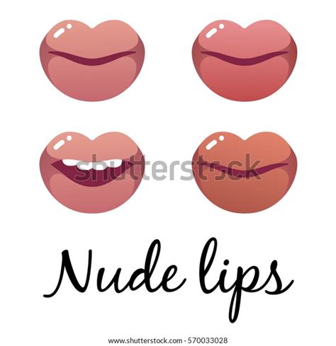 Vector Set Illustrations Valentines Day Nude Stock Vector Royalty Free Shutterstock
