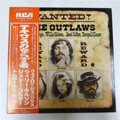 【やや傷や汚れあり】47011232【帯付】waylon Jennings Willie Nelson 他 Wanted The