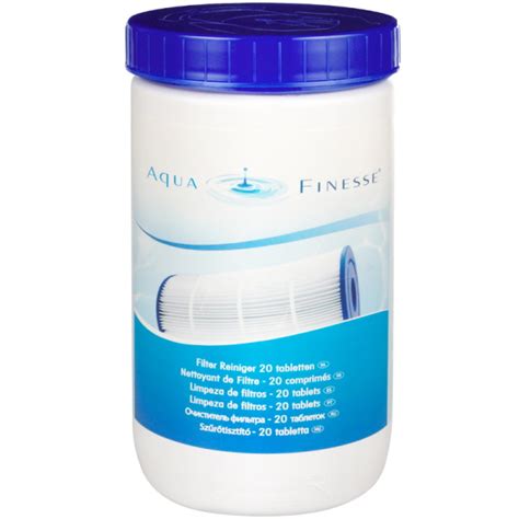 AquaFinesse filter cleaner tablets Spa filtertvätt