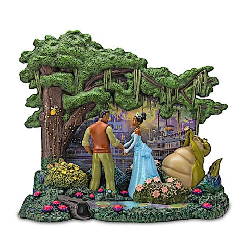 Disney Thomas Kinkade The Princess And The Frog Sculpture Thomas