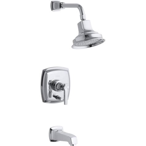 Shop Kohler Margaux Polished Chrome 1 Handle Bathtub And Shower Faucet Trim Kit With Single