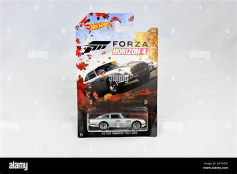 Hot Wheels Forza Horizon Aston Martin Db Wales Uk March Stock Photo Alamy