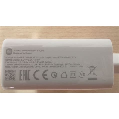 Jual Kepala Charger 67Watt Original Xiaomi Seperti Bawaan Dus Shopee