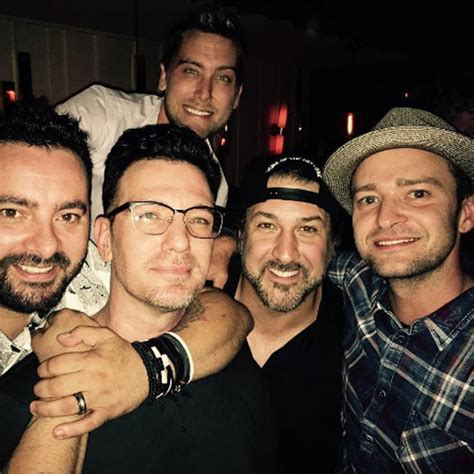 NSYNC Reunion Photo On Instagram August 2016 POPSUGAR Celebrity