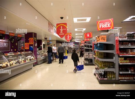 Sainsburys Deli Aisle And Shop Floor Stock Photo 29214263 Alamy