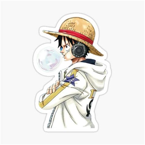 Luffy Wano One Piece Wano Best Anime Red Sticker For Sale By