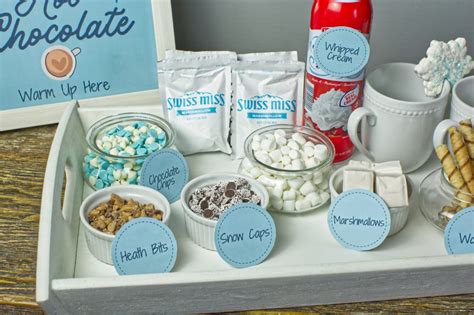 Winter Hot Chocolate Station Free Printables Joy In The Commonplace