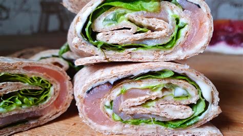 Tortilla Mit Lachs Rezept Wrap Mit Lachs Shorts Youtube