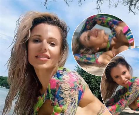 Doda W Sk Pym Bikini Tarza Si W Piasku Co Za Widoki Ona Kusi Internauci Komentuj Super