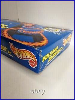 Car Track Set Rare Vintage Hot Wheels Volcano Blowout Car Track Set Brand New And Sealed