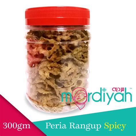 Kerepek Peria Goreng Crunchy Rangup Pedas Gm Lazada