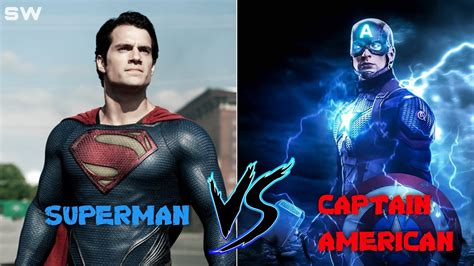 Worthy Captain America Vs Superman Who Is Stronger Super Showdown Superworth Youtube