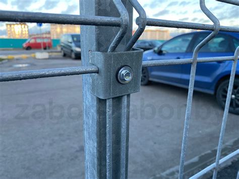 Установка еврозабора из оцинкованной сетки- в Минске под ключ!