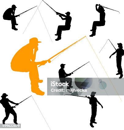 Flying Fishing Lure Silhouette Pack - Vector Download