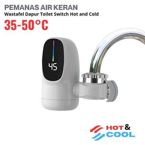 Jual JMAIXH Pemanas Air Keran Wastafel Dapur Toilet Switch Hot And Cold Shopee Indonesia