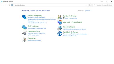 Acessando O Painel De Controle No Windows Guia Do Pc