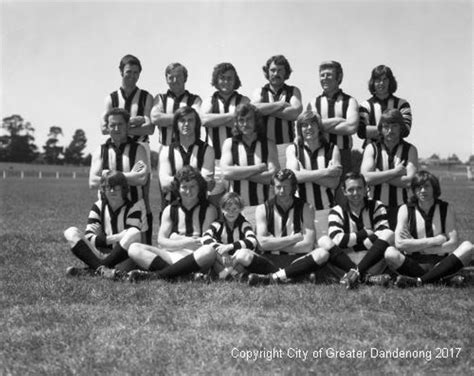 Narre Warrenhallam Football And Basketball Teams Graham Southam 1972