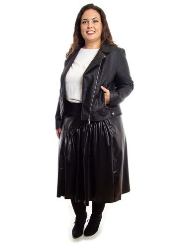 Comprar Cazadora Biker Plus Size Online Zadeshop