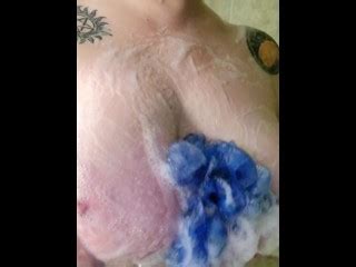 Soaping Up My Tits In The Shower Pornhub