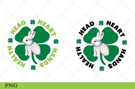 4h Clover Rabbit Png Rabbit Png For 4h T Shirt 4h Clover Rabbit Print