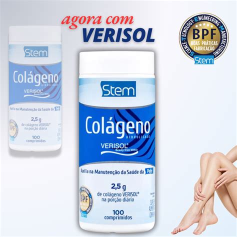 Qual A Melhor Marca De Colágeno Verisol - Colágeno Hidrolisado VERISOL Original 100 comprimidos - Stem | Shopee ...