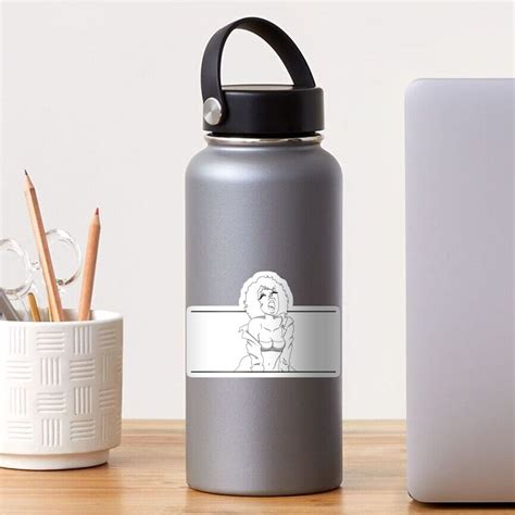 Sticker Orgasme de fille de dessin animé noir sexy Hentai fille orgasme par ProdbyNiECO