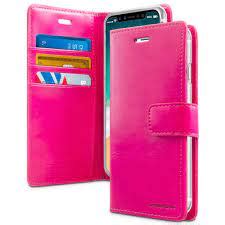 IPHONE Max Plus Mercury Bluemoon Diary Case Hot Pink