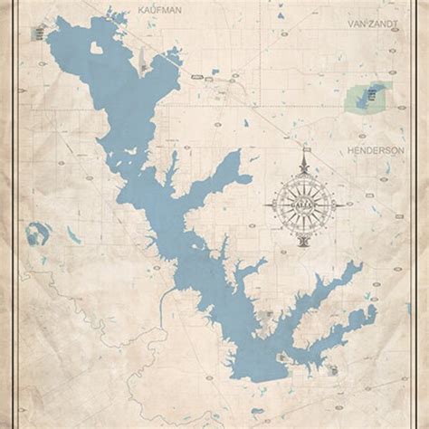 Cedar Creek Lake Canvas Etsy
