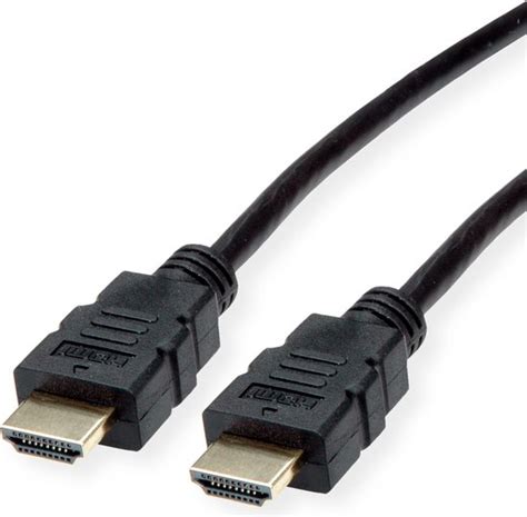 ROLINE HDMI High Speed Kabel Met Ethernet TPE Zwart 5 M Bol