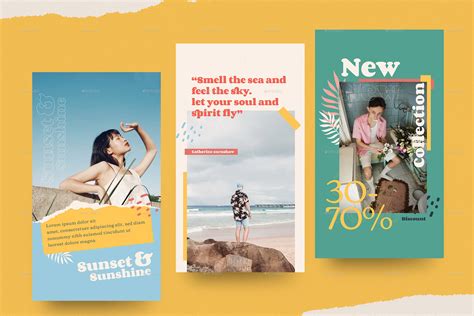 70's Retro Vibes Social Media Pack, Web Elements | GraphicRiver