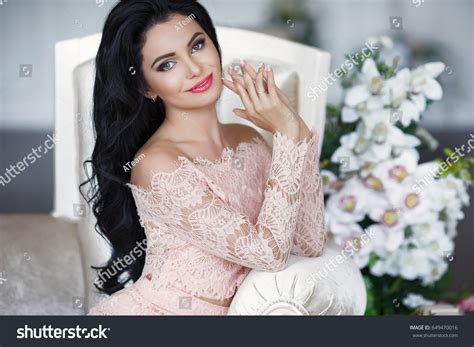 Sexy Brunette Dress Stock Photos Images Photography Shutterstock